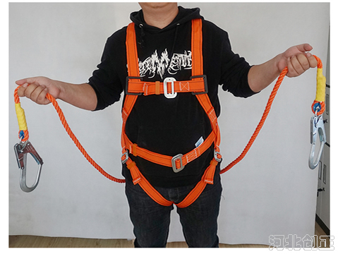 全身五點(diǎn)式大鉤電工安全帶